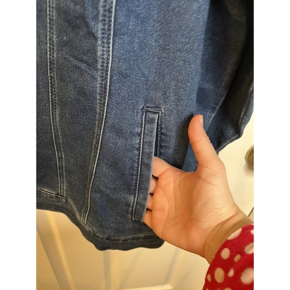 Diane Gilman Blue Jean Jacket - Picture 11 of 13
